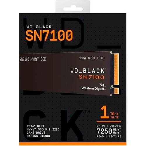 SSD накопитель WD Black SN7100 1 TB (WDS100T4X0E)  Фото №1