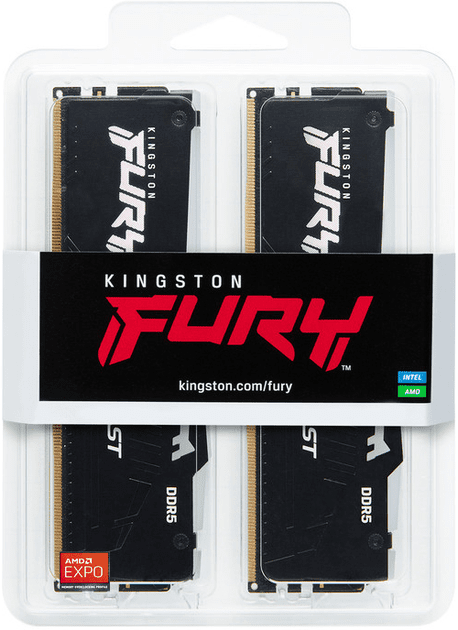 Пам&#039;ять для настільних комп&#039;ютерів Kingston FURY 64 GB (2x32GB) DDR5 6000 MHz Beast RGB EXPO (KF560C36BBEAK2-64)  Фото №4