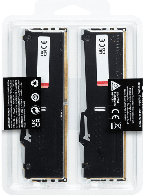 Пам&#039;ять для настільних комп&#039;ютерів Kingston FURY 64 GB (2x32GB) DDR5 6000 MHz Beast RGB EXPO (KF560C36BBEAK2-64)  Фото №5