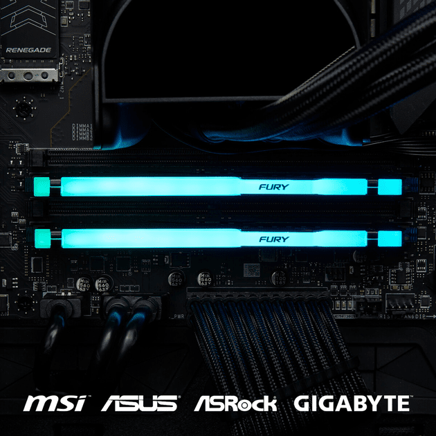 Пам&#039;ять для настільних комп&#039;ютерів Kingston FURY 64 GB (2x32GB) DDR5 6000 MHz Beast RGB EXPO (KF560C36BBEAK2-64)  Фото №7