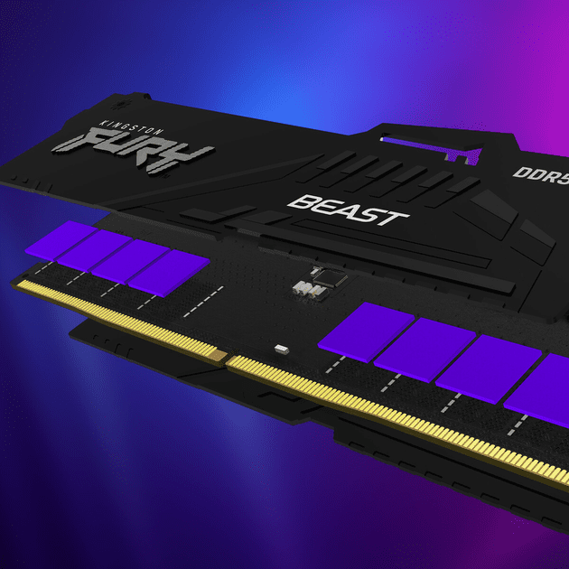 Пам&#039;ять для настільних комп&#039;ютерів Kingston FURY 64 GB (2x32GB) DDR5 6000 MHz Beast RGB EXPO (KF560C36BBEAK2-64)  Фото №8