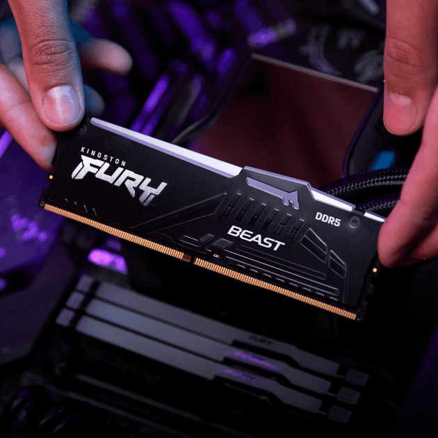 Пам&#039;ять для настільних комп&#039;ютерів Kingston FURY 64 GB (2x32GB) DDR5 6000 MHz Beast RGB EXPO (KF560C36BBEAK2-64)  Фото №9