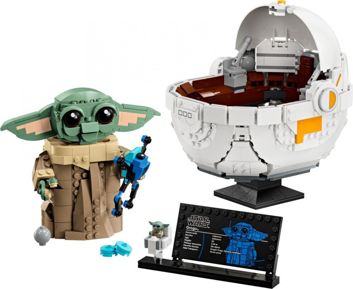 Блоковый конструктор LEGO Star Wars Грогу в воздушной люльке 1048 деталей (75403)