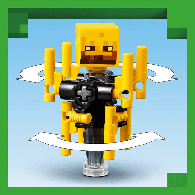 Блоковый конструктор LEGO Minecraft Битва со скамьей в Незере (21266)  Фото №5