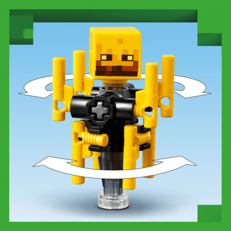 Блоковый конструктор LEGO Minecraft Битва со скамьей в Незере (21266)  Фото №5