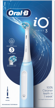 Электрическая зубная щетка Oral-B iO Series 3 iOG3.1A6.0 Ice Blue  Фото №1