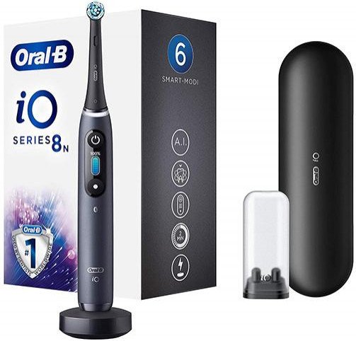 Электрическая зубная щетка Oral-B iO Series 8N iOM8.1B2.2BD Black Onyx