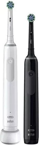 Электрическая зубная щетка Oral-B PRO 3 3900 Cross Action White+Black (D505.533.3H)  Фото №0
