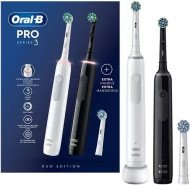 Электрическая зубная щетка Oral-B PRO 3 3900 Cross Action White+Black (D505.533.3H) 
