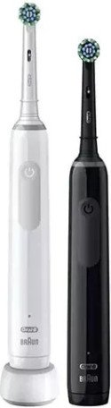 Электрическая зубная щетка Oral-B PRO 3 3900 Cross Action White+Black (D505.533.3H)  Фото №0