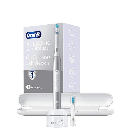 Электрическая зубная щетка Oral-B Pulsonic Slim Luxe 4500 Platinum