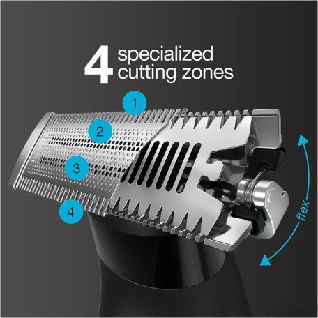 Триммер для бороды и усов/ Триммер для тела (бодигрумер) Braun Series X XT5100  Фото №3