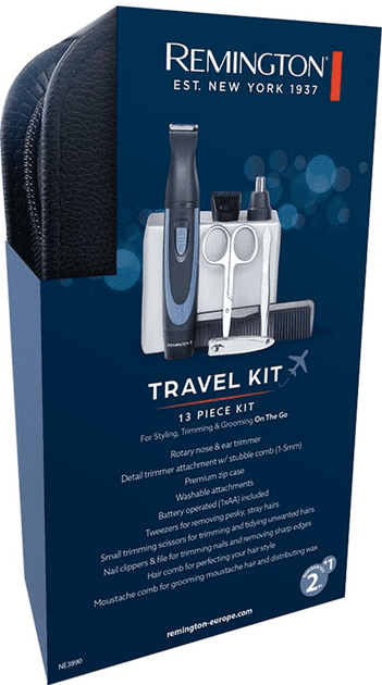 Триммер для бороды и усов Remington NE3890 Travel Kit (43327560100)  Фото №10
