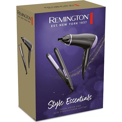 Фен+Стайлер (випрямляч) Remington Style Essentials Giftset D3016GP  Фото №8