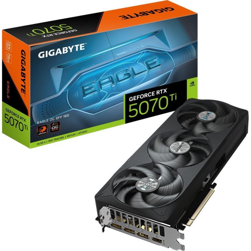 Видеокарта GIGABYTE GeForce RTX 5070 Ti EAGLE OC SFF 16G (GV-N507TEAGLE OC-16GD)  Фото №8