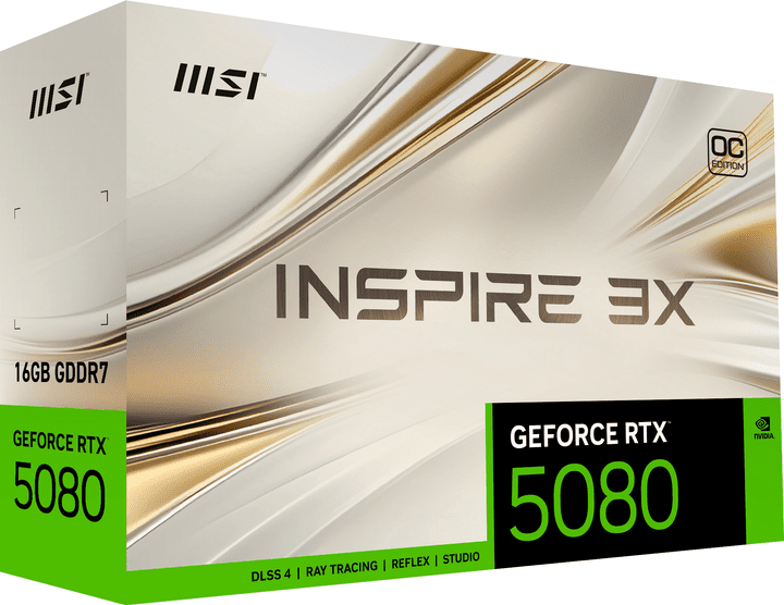 Видеокарта MSI GeForce RTX 5080 16G INSPIRE 3X OC  Фото №10