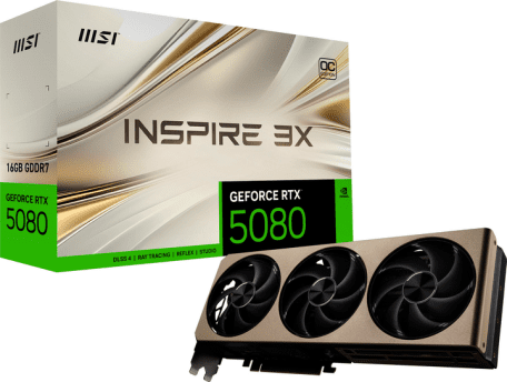 Видеокарта MSI GeForce RTX 5080 16G INSPIRE 3X OC  Фото №9