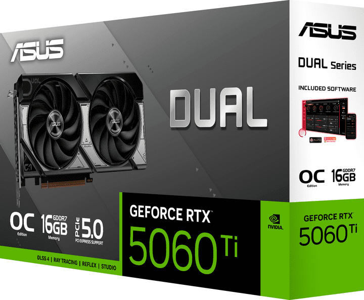 Відеокарта ASUS DUAL-RTX5060TI-O16G  Фото №5