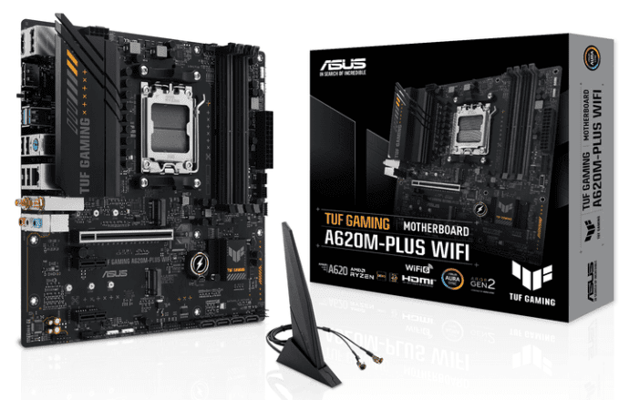 Материнская плата ASUS TUF GAMING A620M-PLUS WIFI  Фото №3