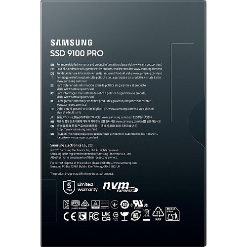 SSD накопитель Samsung 9100 PRO 2TB (MZ-VAP2T0BW)  Фото №6