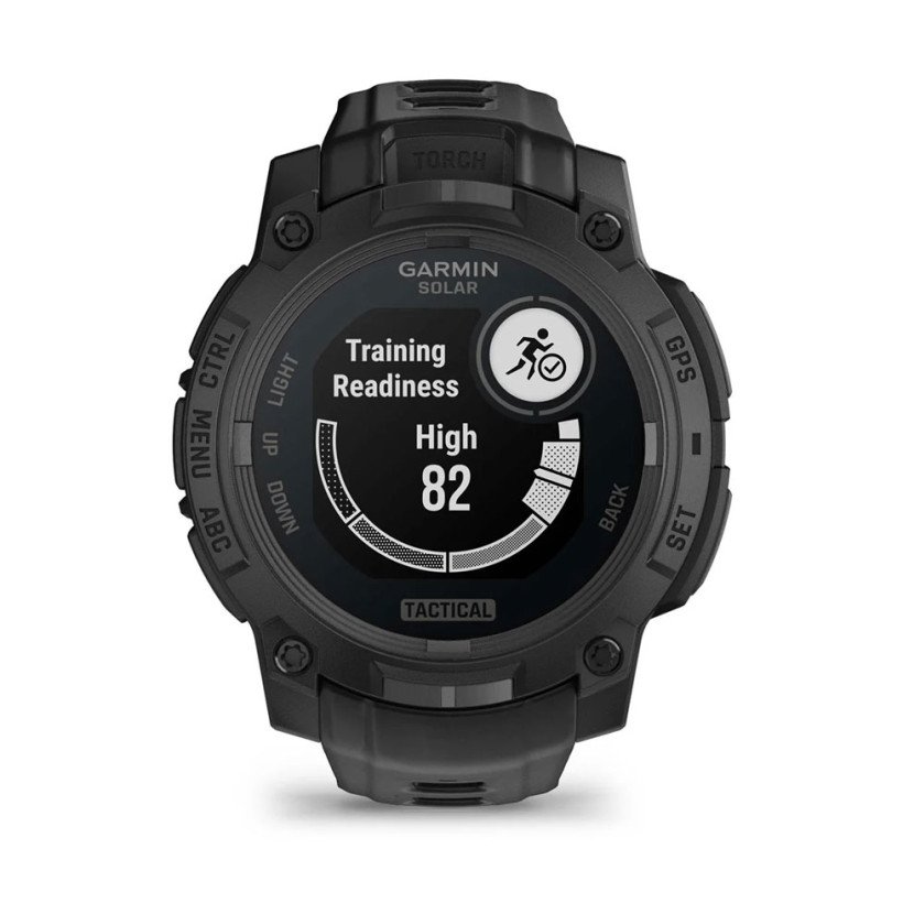 Смарт-годинник Garmin Instinct 3 50mm Solar Tactical Edition Black with Black Band (010-02935-50)  Фото №4