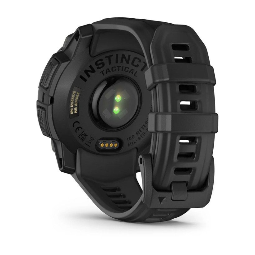Смарт-годинник Garmin Instinct 3 50mm Solar Tactical Edition Black with Black Band (010-02935-50)  Фото №5
