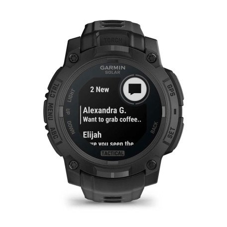 Смарт-годинник Garmin Instinct 3 50mm Solar Tactical Edition Black with Black Band (010-02935-50)