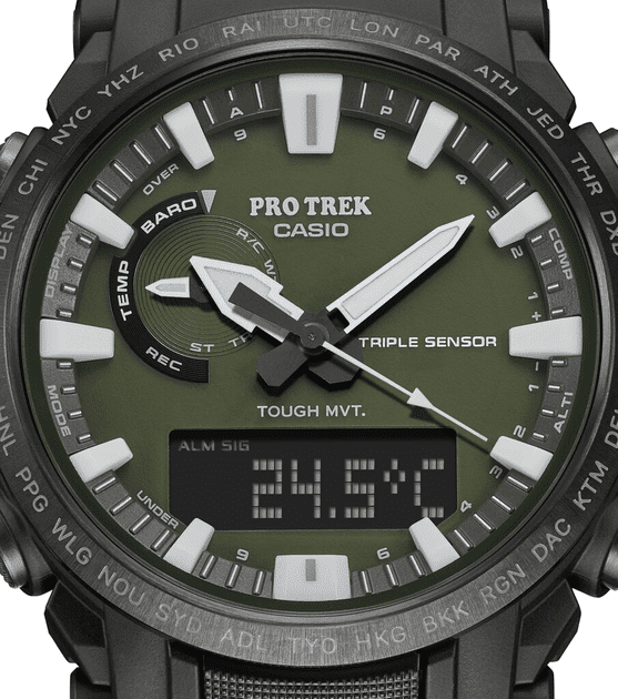Чоловічий годинник Casio Pro-trek PRW-61Y-3ER  Фото №3