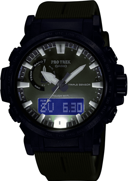 Чоловічий годинник Casio Pro-trek PRW-61Y-3ER  Фото №7