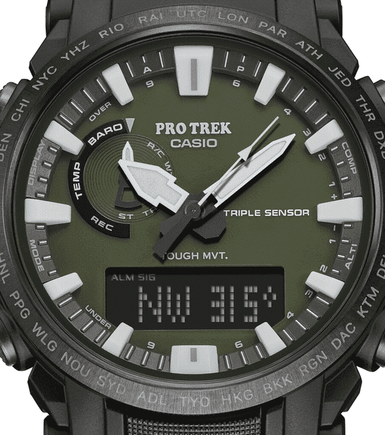 Мужские часы Casio Pro-trek PRW-61Y-3ER  Фото №0