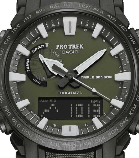 Мужские часы Casio Pro-trek PRW-61Y-3ER  Фото №1