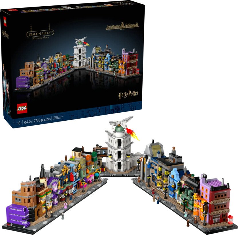 Блочный конструктор LEGO Harry Potter Аллея Диагон Колдовские лавки (76444)  Фото №5