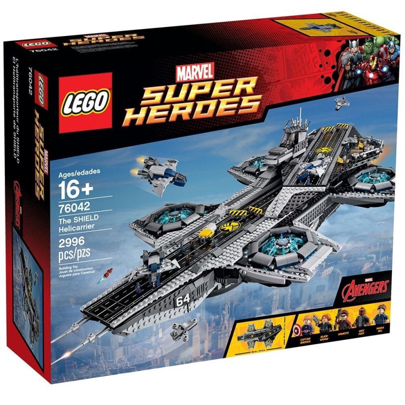 Блочный конструктор LEGO Авианосец Мстителей (76042)  Фото №0