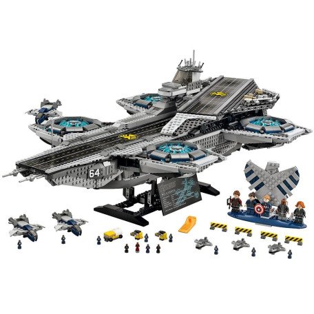Блочный конструктор LEGO Авианосец Мстителей (76042)