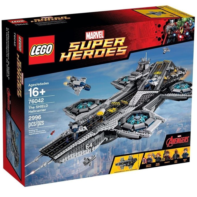 Блочный конструктор LEGO Авианосец Мстителей (76042)  Фото №0