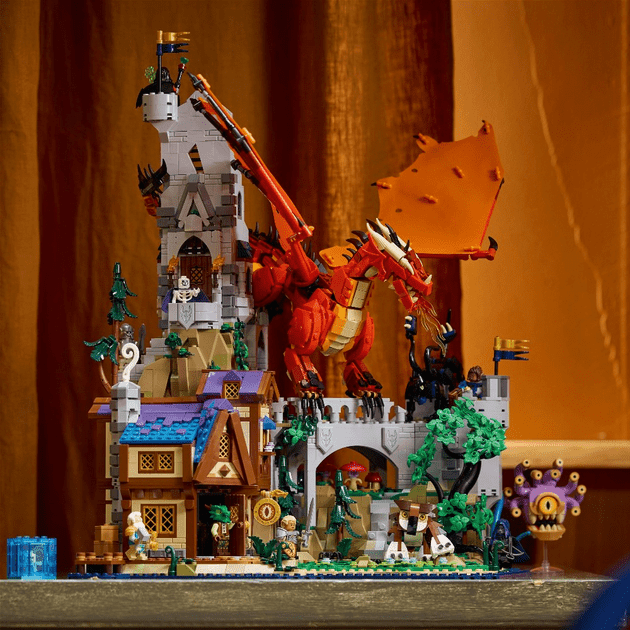 Блочный конструктор LEGO Ideas Подземелья и драконы: Сказка Красного Дракона (21348)  Фото №3
