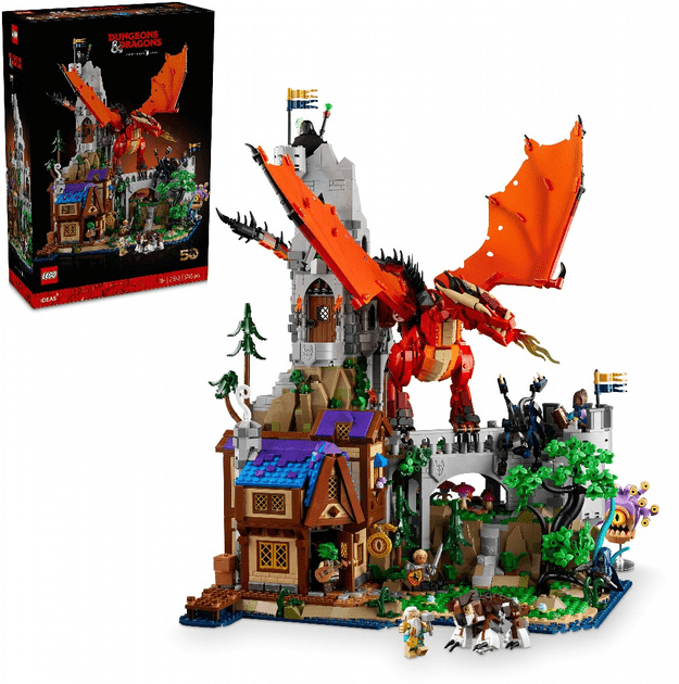 Блочный конструктор LEGO Ideas Подземелья и драконы: Сказка Красного Дракона (21348)  Фото №7