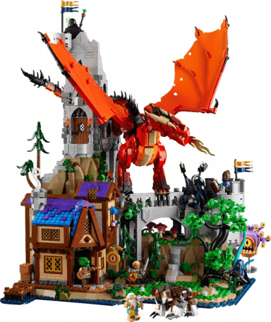 Блочный конструктор LEGO Ideas Подземелья и драконы: Сказка Красного Дракона (21348)  Фото №0