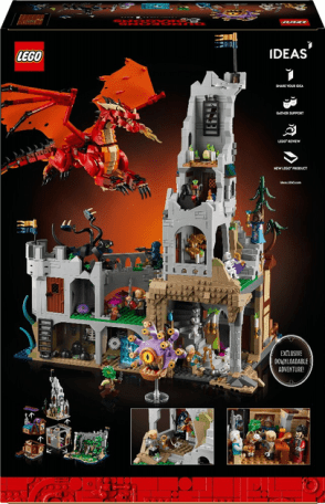 Блочный конструктор LEGO Ideas Подземелья и драконы: Сказка Красного Дракона (21348)  Фото №8