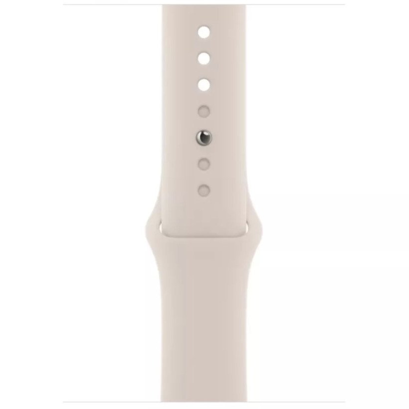 Смарт-годинник Apple Watch Series 8 GPS 45mm Starlight Aluminum Case with Starlight Sport Band (MNP23, MNUQ3) (USA)  Фото №1