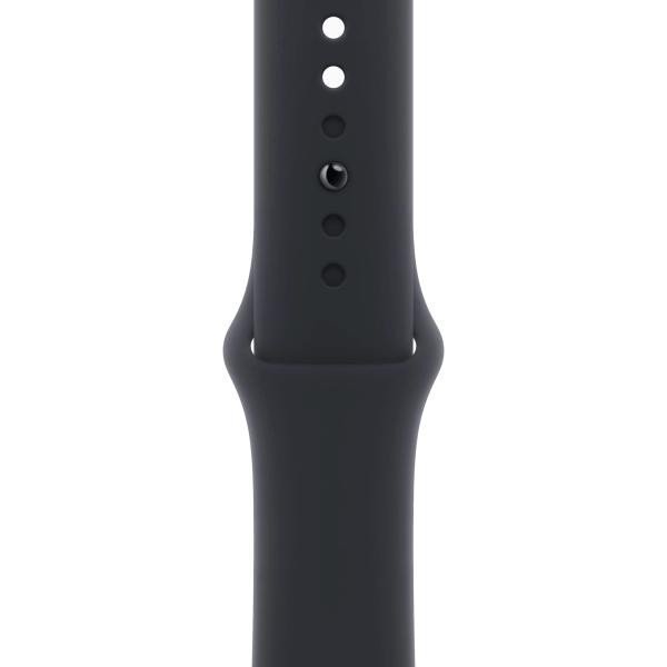 Смарт-годинник Apple Watch Series 9 GPS + Cellular 45mm Midnight Aluminum Case w. Midnight Sport Band - S/M (MRMC3) (USA)  Фото №1