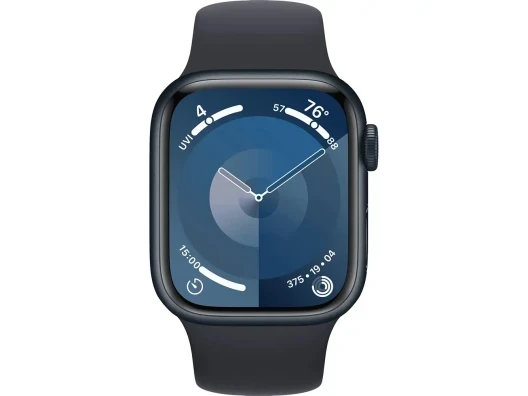 Смарт-годинник Apple Watch Series 9 GPS + Cellular 45mm Midnight Aluminum Case w. Midnight Sport Band - S/M (MRMC3) (USA)  Фото №3