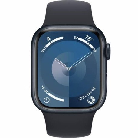 Смарт-годинник Apple Watch Series 9 GPS + Cellular 45mm Midnight Aluminum Case w. Midnight Sport Band - S/M (MRMC3) (USA)