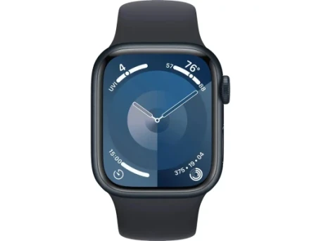 Смарт-годинник Apple Watch Series 9 GPS + Cellular 45mm Midnight Aluminum Case w. Midnight Sport Band - S/M (MRMC3) (USA)  Фото №3
