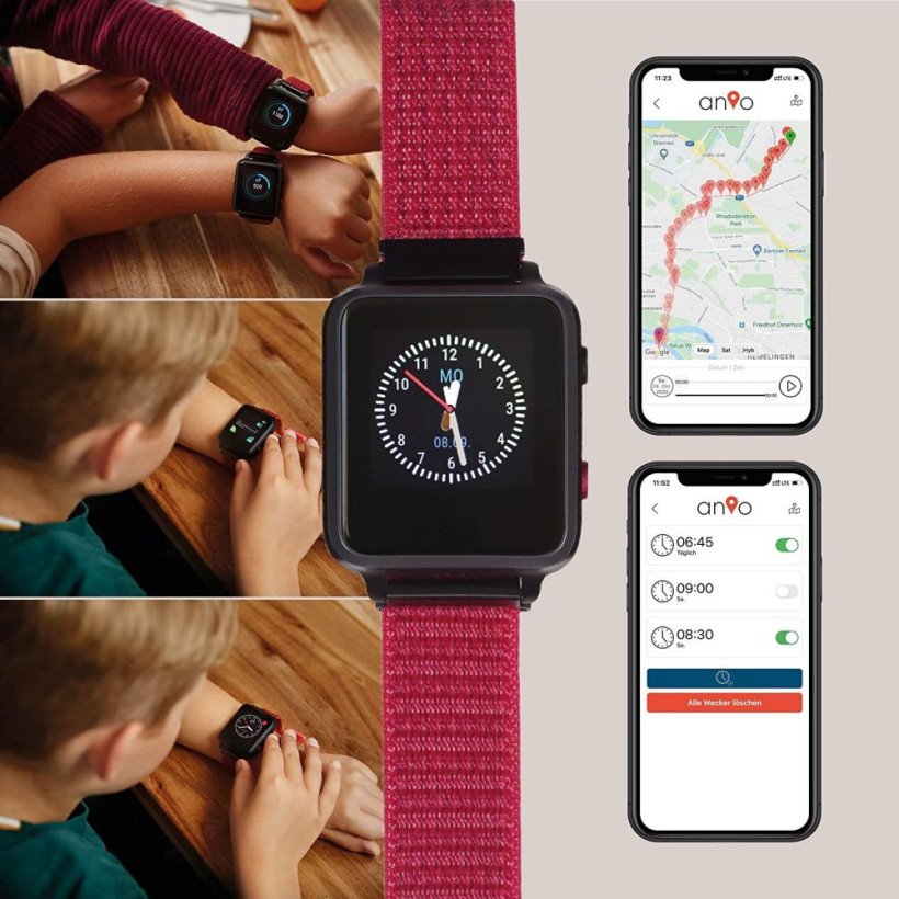 Дитячий розумний годинник Smart Watch Anio 5 Blue  Фото №2