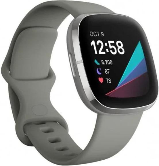 Смарт-часы Fitbit Sense Silver Sage Grey (FB512SRSG)  Фото №0