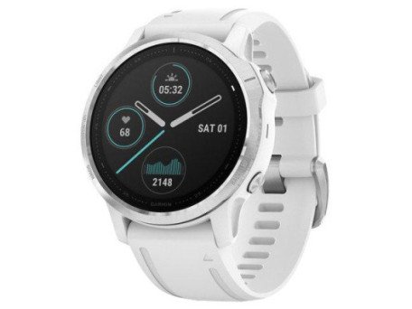 Смарт-годинник Garmin Fenix 6S Silver/White (010-02159-00) (Refurbished)  Фото №0