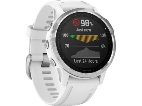 Смарт-годинник Garmin Fenix 6S Silver/White (010-02159-00) (Refurbished)  Фото №1