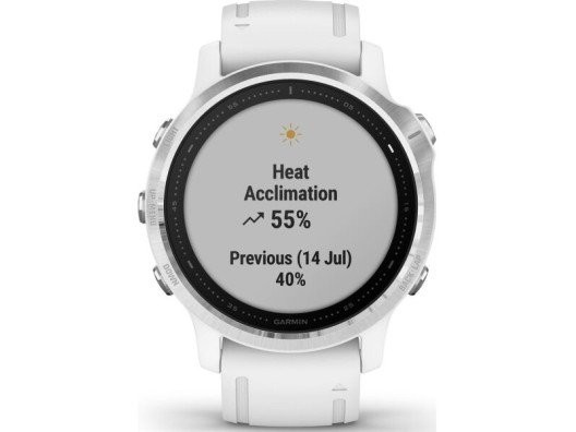 Смарт-часы Garmin Fenix 6S Silver/White (010-02159-00) (Refurbished)