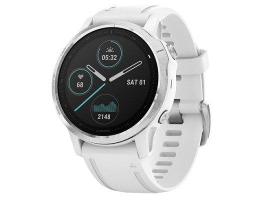 Смарт-часы Garmin Fenix 6S Silver/White (010-02159-00) (Refurbished)  Фото №0